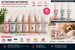 36 Testeurs de Parfum MORGAN 10 ml personnalisés à l'image de votre salon