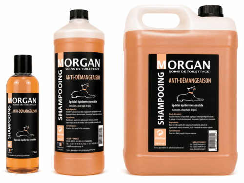 Shampooing Anti?démangeaison disponible en 250ml, 1L et 5L