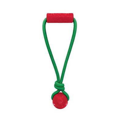 KONG HOLIDAY JAXX BRIGHTS TUG W/BALL ASSORTED MD 30,48CM-173G