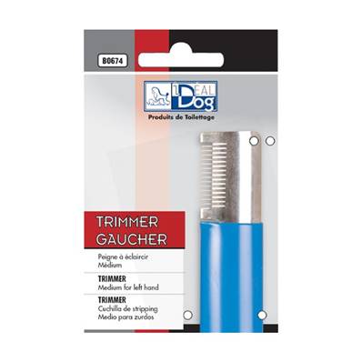 Trimmer bleu gaucher moyen 14 dents