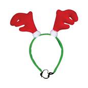 SERRE-TETE BOIS DE RENNES POUR CHIEN - H13CM L10-17CM H TOTAL 23CM