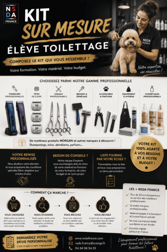 KIT SUR MESURE ÉLÈVE TOILETTAGE – Composez votre équipement