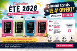 3 Shampooings MORGAN 5L achetés = le 4ᵉ OFFERT !