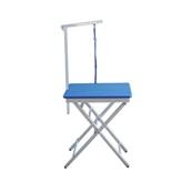 TABLE PLIANTE PORTABLE PLASTIQUE BLEUE 60X45X73 (82) CM 8 KG