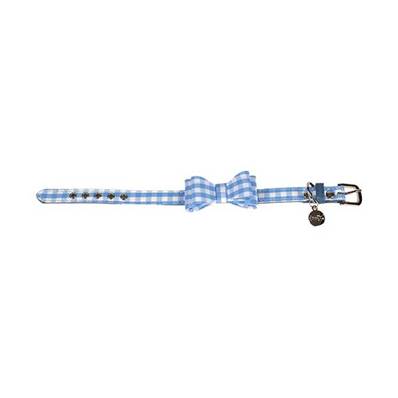 COLLIER VICHY BLEU CLAIR T35 23-31CM X15 MM