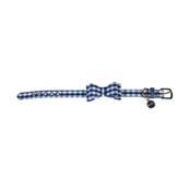 COLLIER VICHY BLEU MARINE T35 23-31CM X15 MM