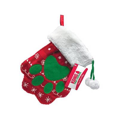 KONG HOLIDAY STOCKING PAW LG 26,67CM-80G