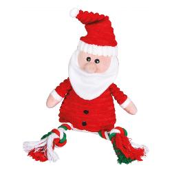 PELUCHE PERE NOEL CORDE SONORE 45CM