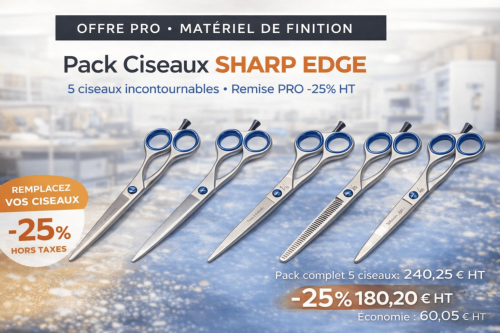 Pack Ciseaux SHARP EDGE – Offre Pro -25% HT