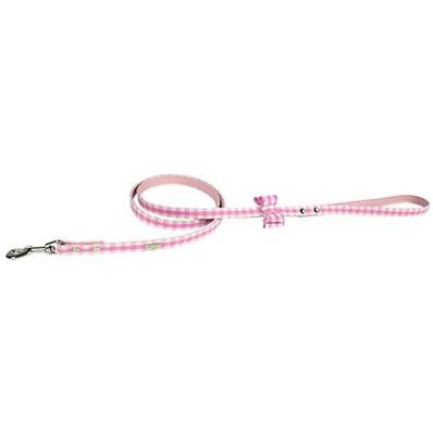 LAISSE VICHY ROSE 1,2M X15MM