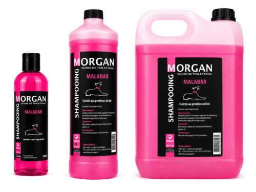 Shampooing Malabar disponible en 250ml, 1L et 5L