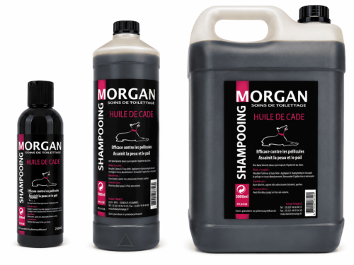 Shampooing huile de Cade disponible en 250ml, 1L et 5L