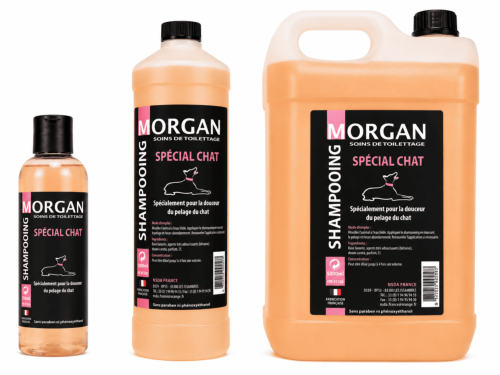 Shampooing spécial Chat disponible en 250ml, 1L et 5L
