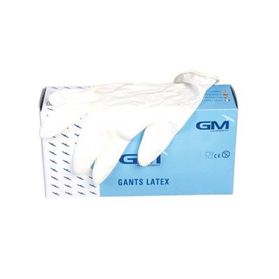 100 Gants latex disponible en plusieurs tailles