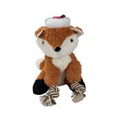 PELUCHE RENARD DE NOEL AVEC CORDE 22CM