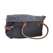 SAC LOULOU GRIS 45X25CM H28CM