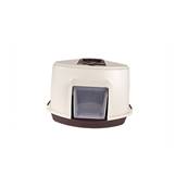 Maison de toilette d'angle chat dim 56X43X40cm