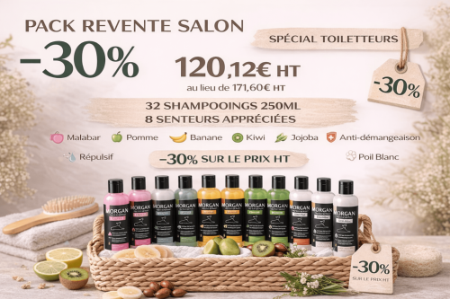Pack Revente Shampooings 250ml – Spécial Toilettage (-30%)
