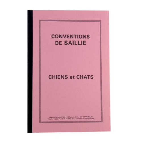 Carnet de conventions de saillie pour élevage