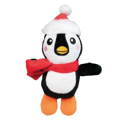 PELUCHE PINGOUIN DE NOEL 14X6CM