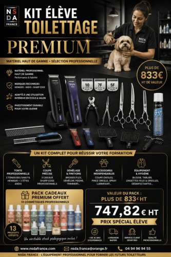 Kit Élève Toilettage PREMIUM
