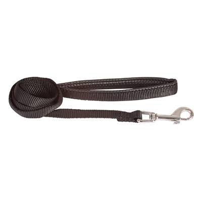 >LAISSE NYLON "ESSENTIEL" NOIR 15mm x 1.2m PLUS DE POIGNEE CONFORT