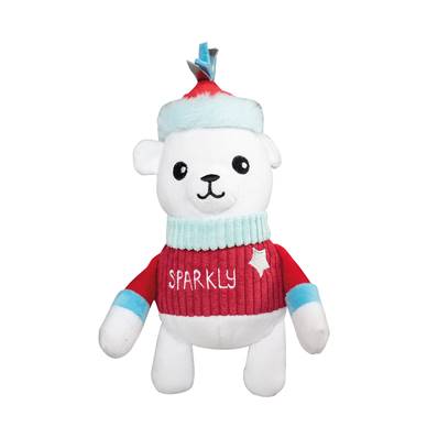 PELUCHE OURS DE NOEL 19X24CM