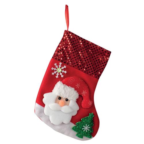 CHAUSSETTE DE NOEL PERE NOEL 25CM
