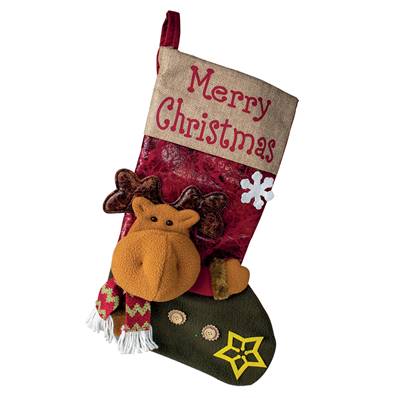 CHAUSSETTE DE NOEL RENNE 46CM