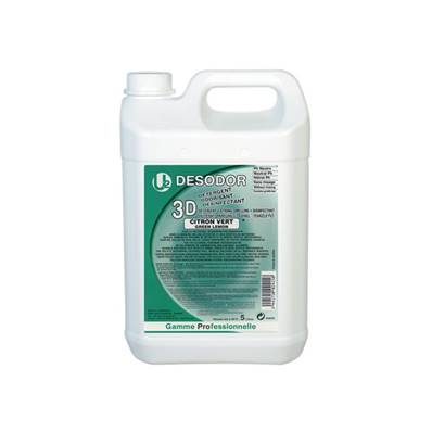 Détergent désinfectant désodorisant pro 5L disponible en plusieurs senteurs