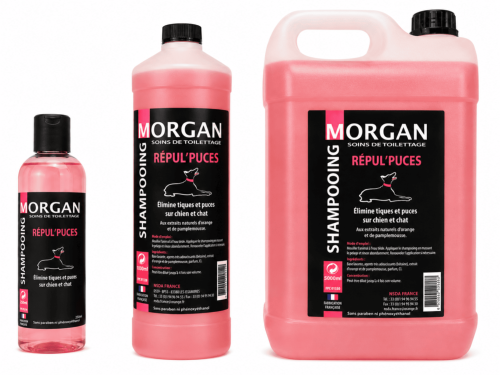 Shampooing Répulsif disponible en 250ml, 1L et 5L