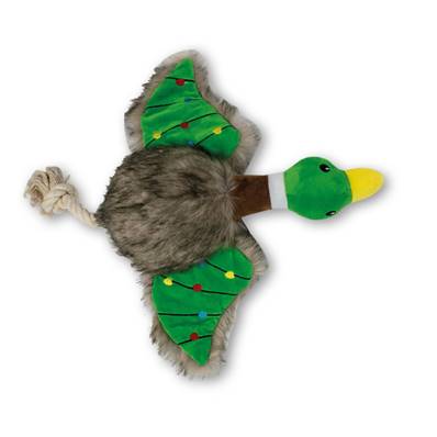 PELUCHE CANARD DE NOEL 39CM