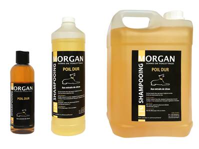 Shampooing Poil dur disponible en 250ml, 1L et 5L