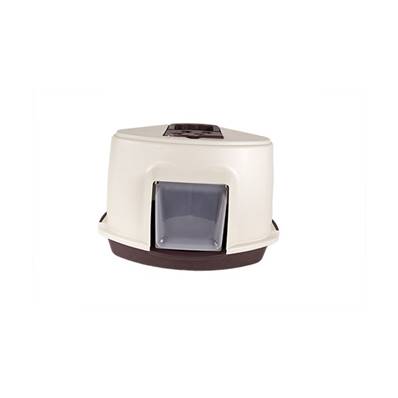 Maison de toilette d'angle chat dim 56X43X40cm