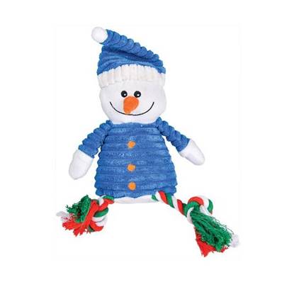 PELUCHE BONHOMME DE NEIGE DE NOEL CORDE SONORE 45CM